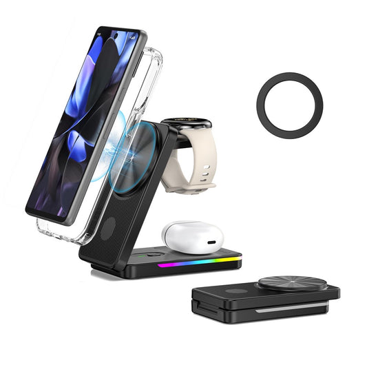 Elecdov CE06G 3 In 1 Magnetic Charging Multi-functional Integrated Magnetic Charging Station
