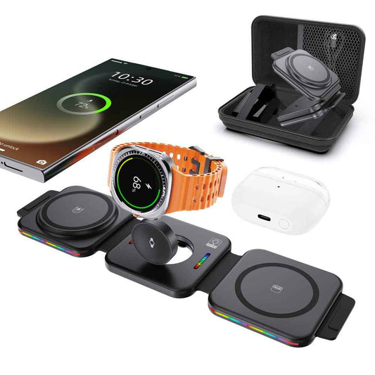 Elecdov F21 3 In 1 Foldable Wireless Charger for Samsung