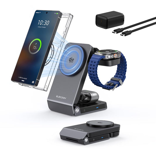 Elecdov W103S 3 In 1 Magnetic Charging Multi-functional Integrated Magnetic Charging Station