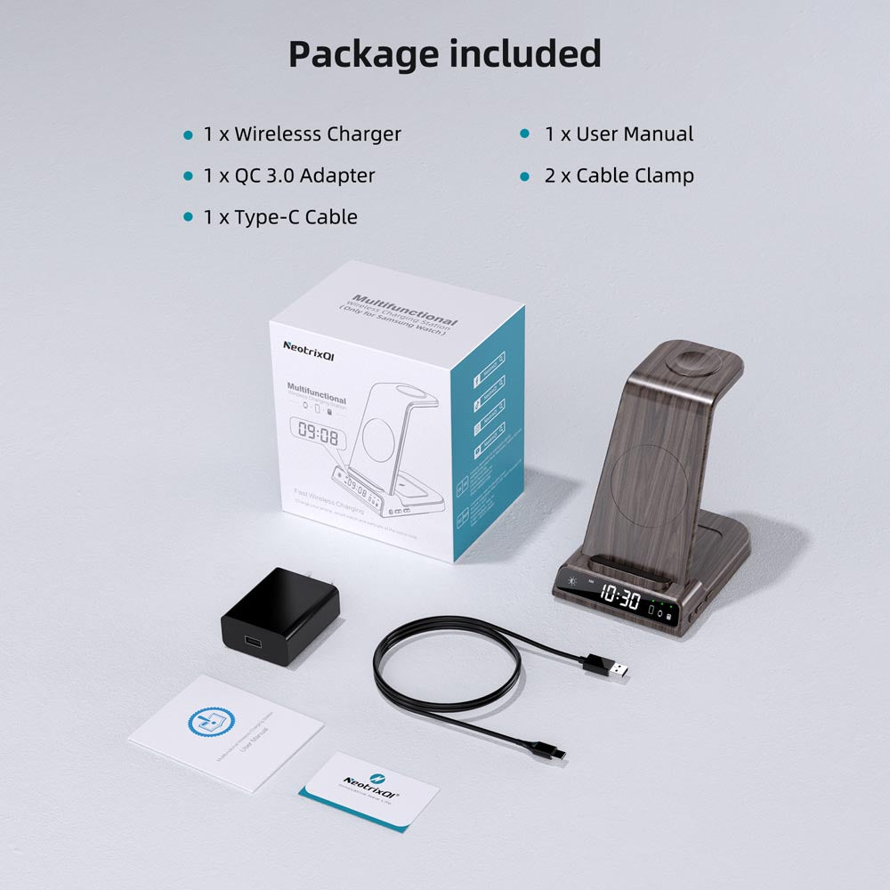 Elecdov C01S 3 In 1 Magnetic Charging Charger Packing List