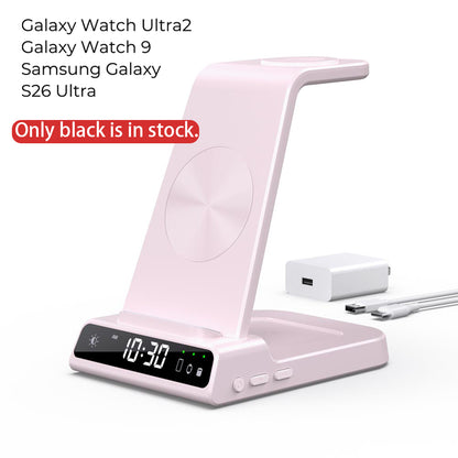 Elecdov C01 Samsung用3in1磁気充電ステーション、充電プラグ付属