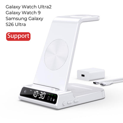 Elecdov C01 Samsung用3in1磁気充電ステーション、充電プラグ付属