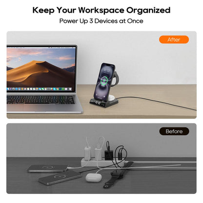 Elecdov CO2N 3 In 1 Magnetic Charging Keep Your Workspace Organized