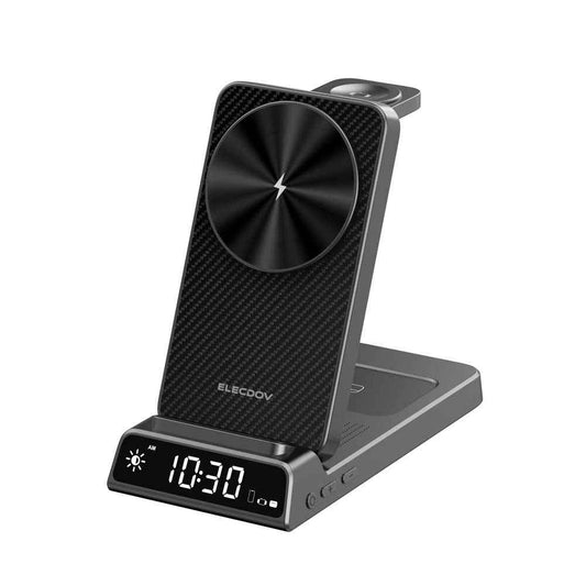 Elecdov CE19A-CF 3 In 1 Magnetic Charging Station for iPhone