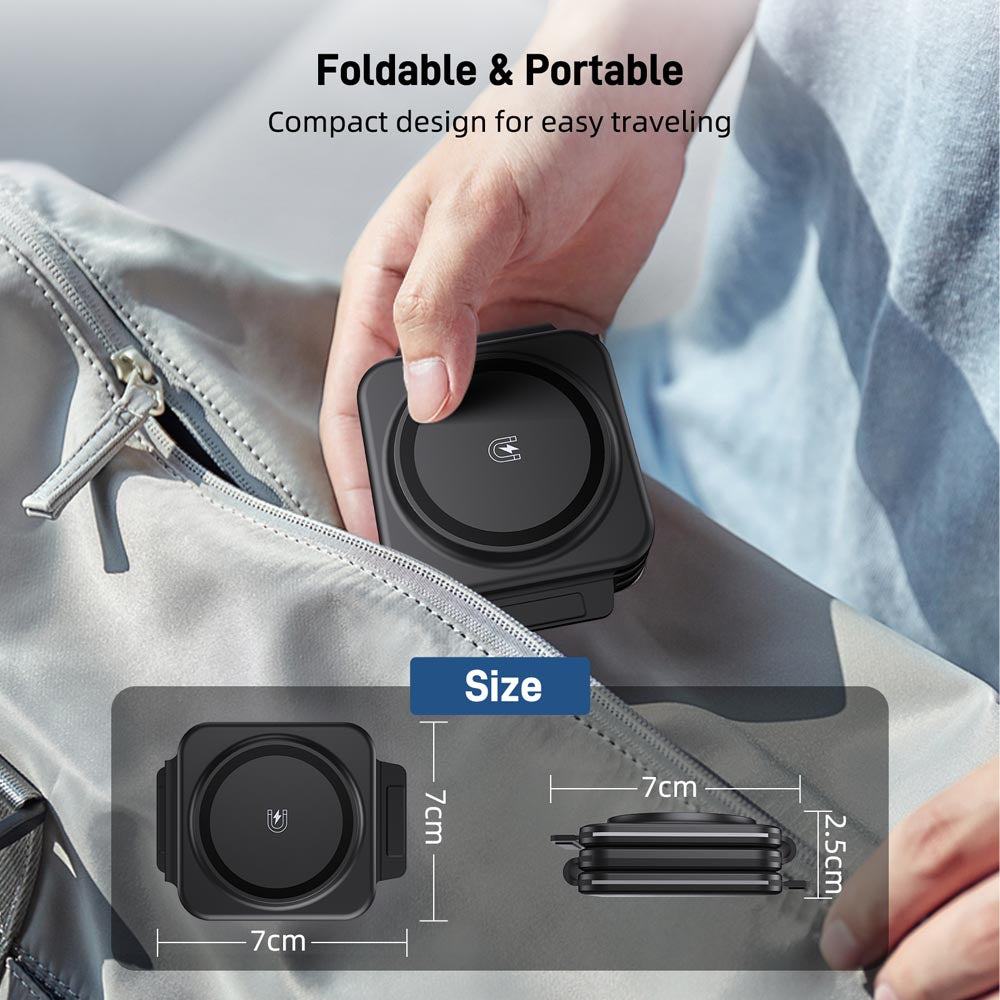 Elecdov F21 3 In 1 Foldable Wireless Charge Foldable & Portable