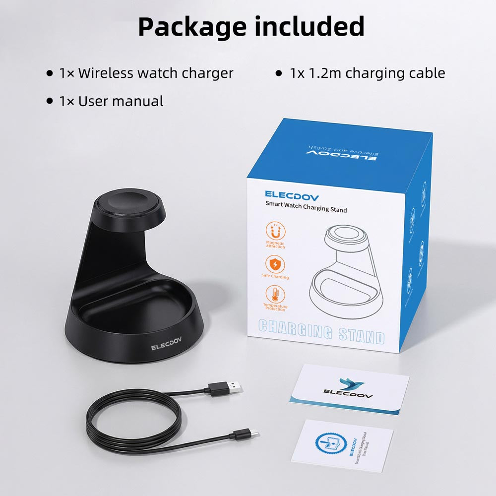 Elecdov WCO1S Magnetic Charging charger Packing List