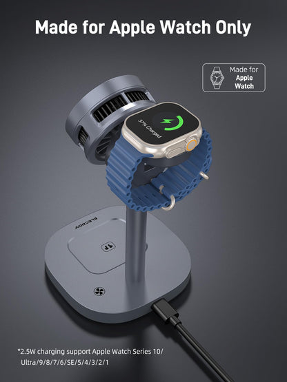 Elecdov製 Appleデバイス用磁気式Qi2ワイヤレス充電ステーション